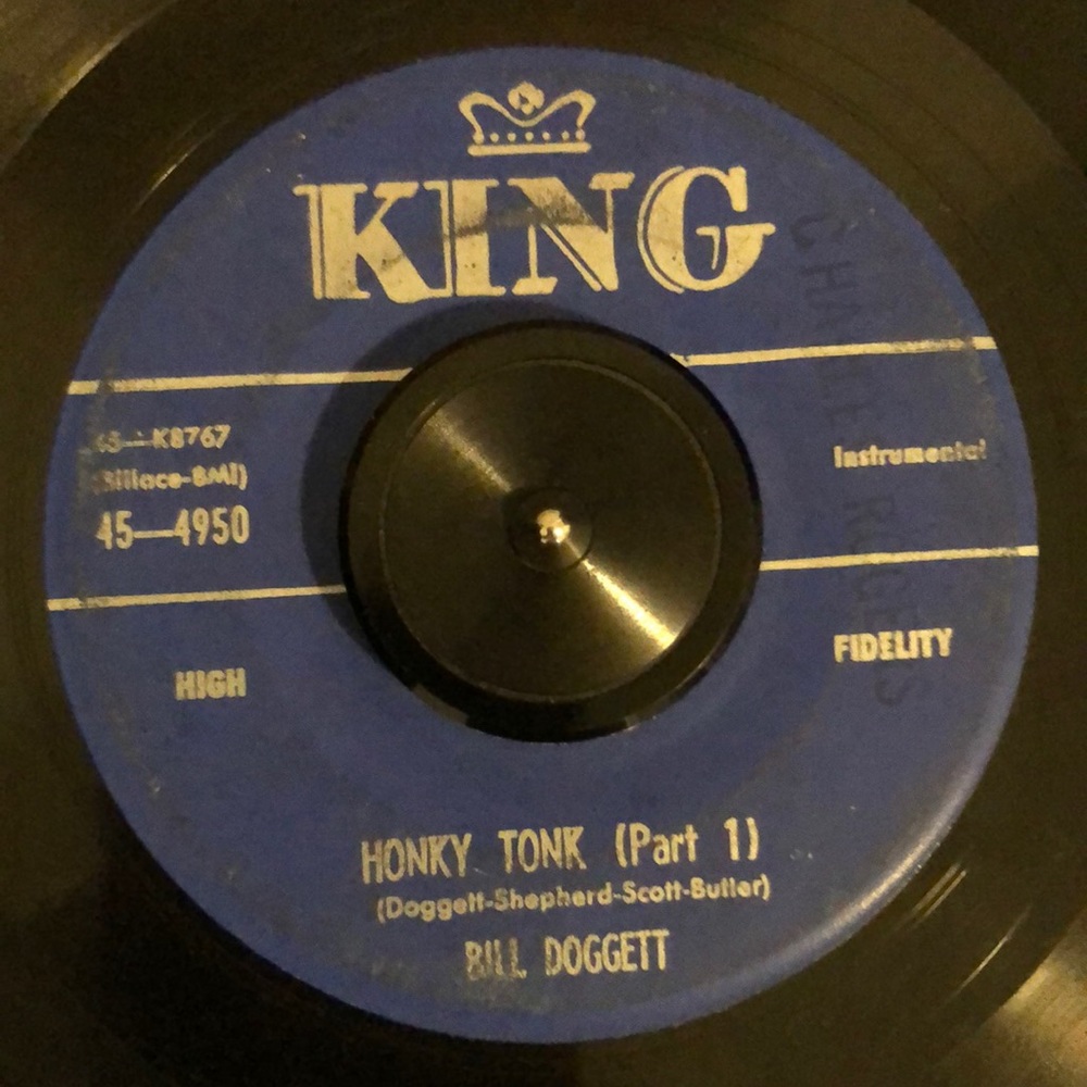 Bill Doggett Honky Tonk Vinyl 45 Record '56